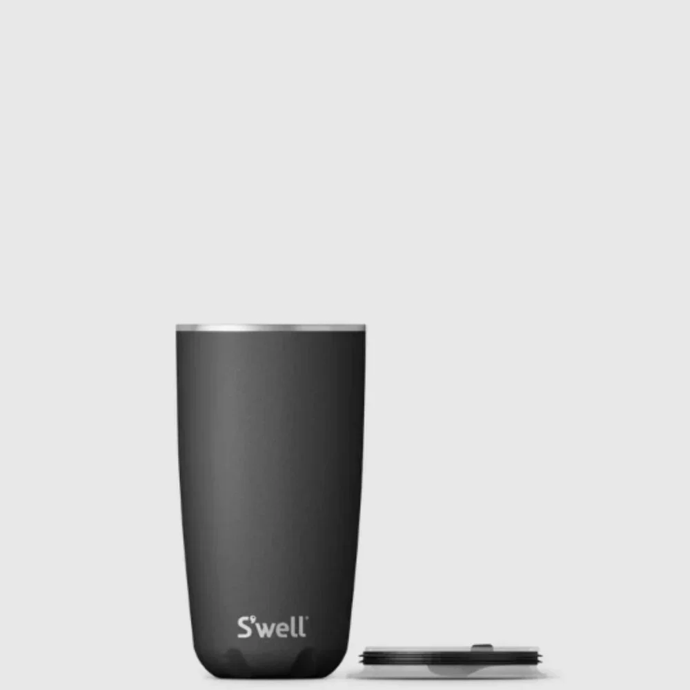 🔥3/$30 NEW S'well 18oz Tumbler with Lid London Chimney Black Retail $34.00 - Picture 4 of 5